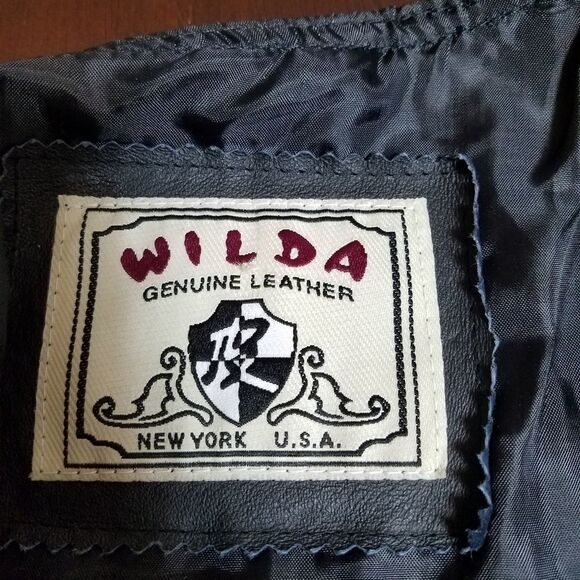 WILDA Snap Closure Leather Vest Large - Picture 8 of 8